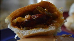 Use low or fat free cheese and hollow out some hoagie bread to make it a better option.

